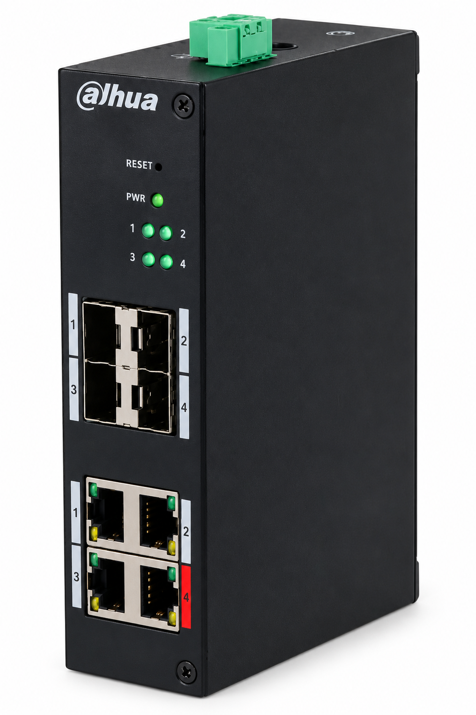 Dahua HS4408-4ET-96 Endüstriyel PoE Switch