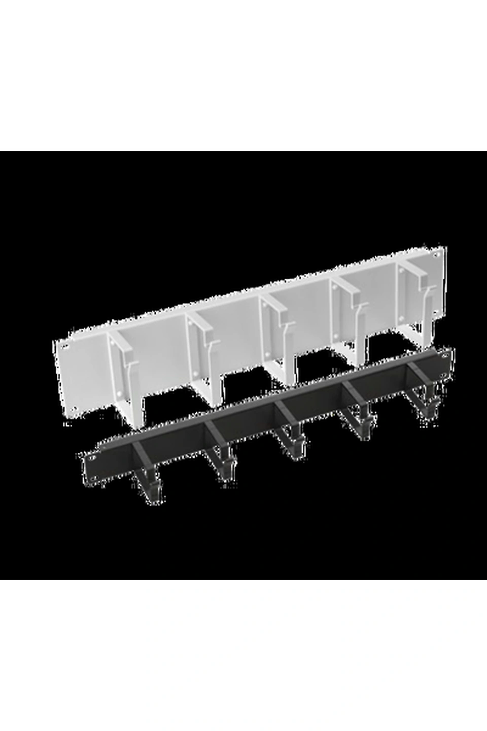 F0565OT2 FormRack 2U Tekli Organızer