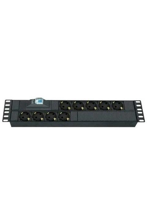 F082PR36U FormRack 36U 18 li (9+9) Sigortalı Dikey Priz Grubu
