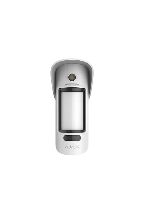 AJAX MotionCam Outdoor (PhOD) Kablosuz Kameralı Dış Ortam PIR Dedektör - Beyaz (Uzaktan Resim Çekme)
