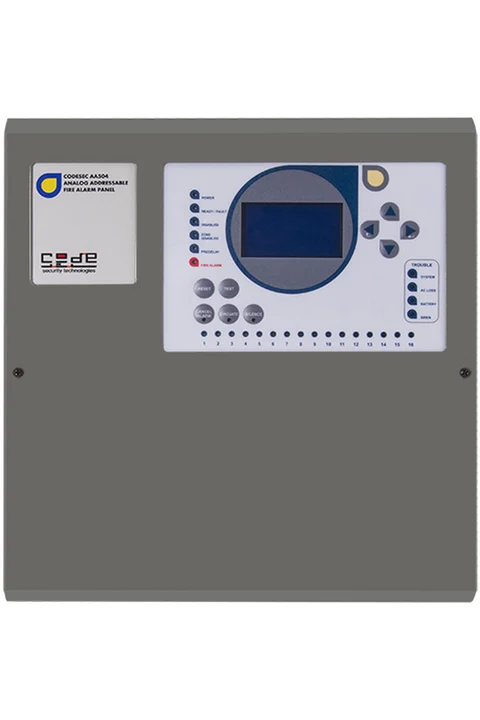 Codesec AA504-4 Akıllı Adresli Yangın Alarm Santralı, 4 Çevrim, 1000 Adres