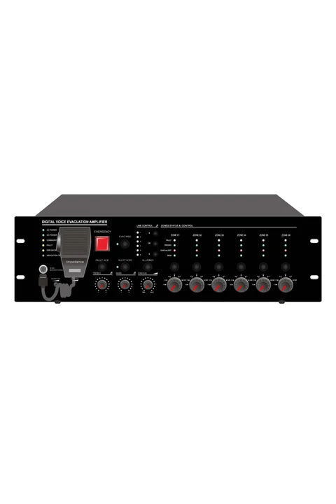 Decon DA-EVAC480 8 Zone EVAC Controller, built-in 500W class-D amplifier