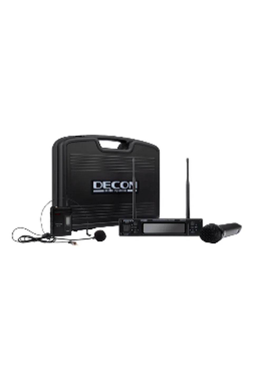 Decon DM-402HT Decon 2 Kanal UHF El + Yaka (HeadSet) Mikrofon Seti