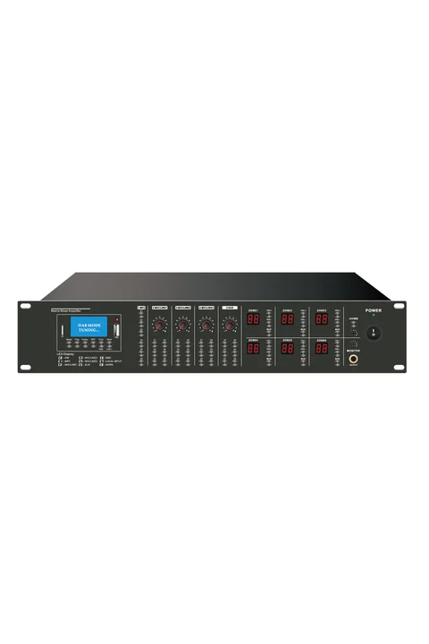 Decon DP-MA6240 PA 6×6 Matrix Mixer Amplifier +USB/SD/FM/Bluetooth