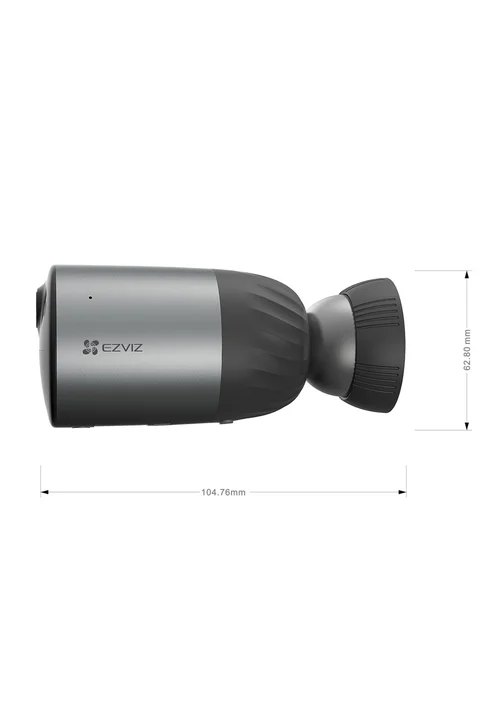 EZVIZ CS-BC1C 2MP 2.8mm Lens 10Mt. IR Gece Renkli Görüş H.265 Wi-Fi Bataryalı Bullet Kamera (İki Yönlü Konuşma)