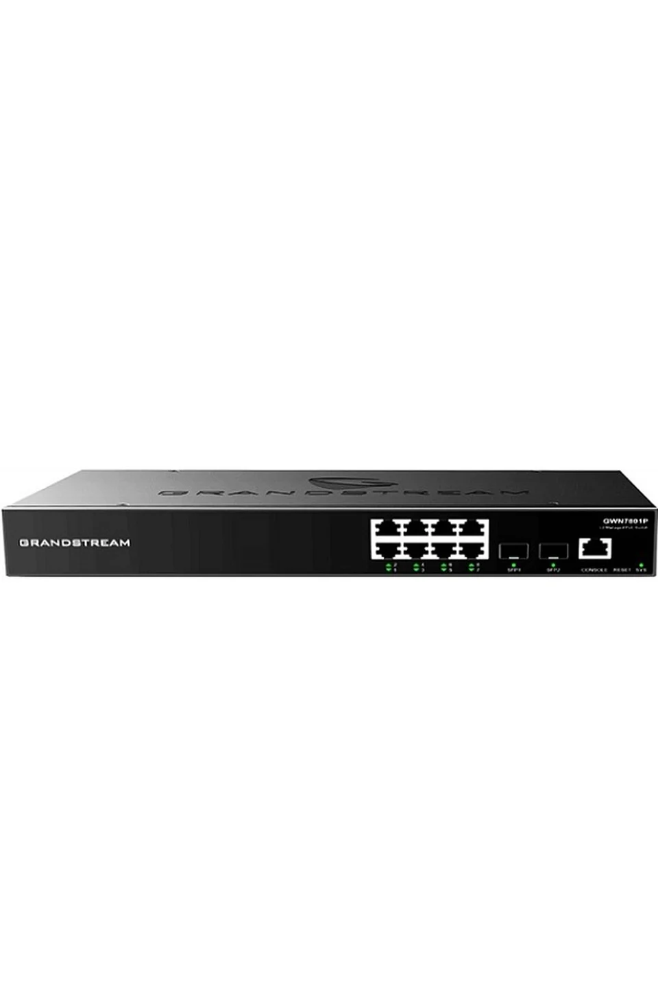 Grandstream GS-GWN7801P 8 Port GB PoE, 2 SFP Slots Yönetilebilir Poe Switch