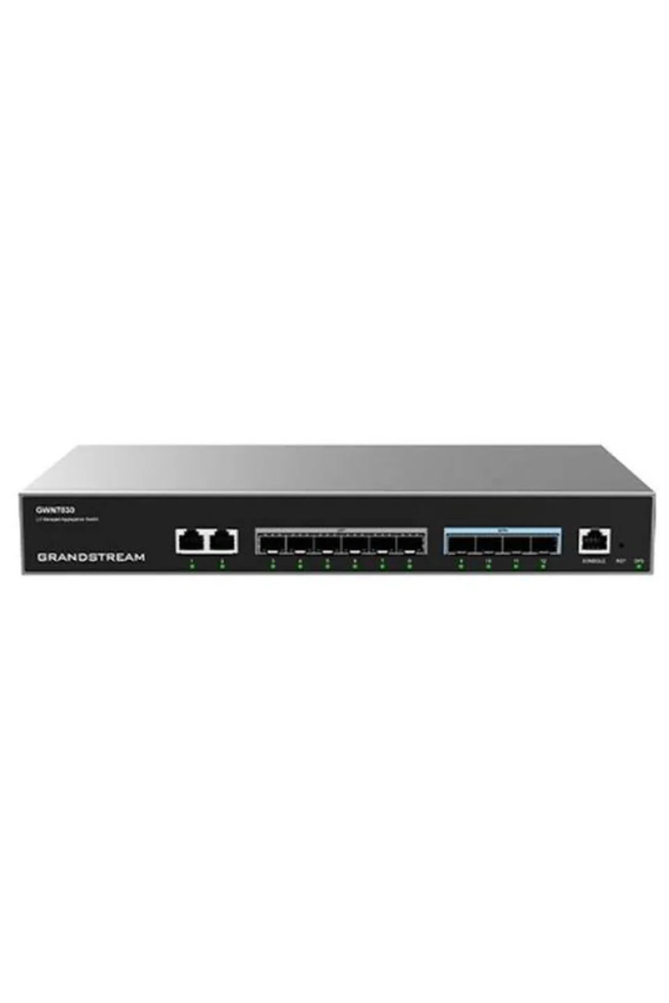 Grandstream GWN7830 2 Port GB Ethernet, 6 Port GB SFP Port ve 4 Port 10G SFP Port Omurga Switch