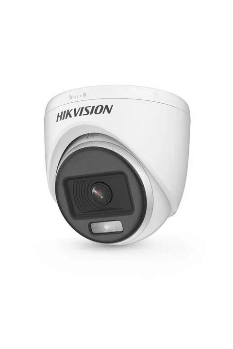 Hikvision DS-2CE70DF0T-LPFS 2MP 2.8mm Lens 20Mt. ColorVu Hibrit IR Dome Kamera - Dahili Mikrofon