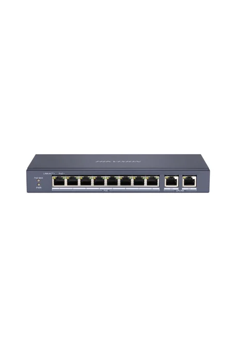 Hikvision DS-3E0310P-E/M 8 Ports PoE + 2 Port GB Uplink Switch