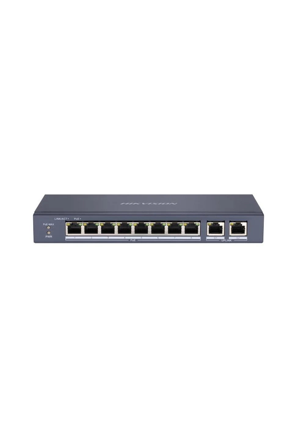 Hikvision DS-3E0310P-E/M 8 Ports PoE + 2 Port GB Uplink Switch