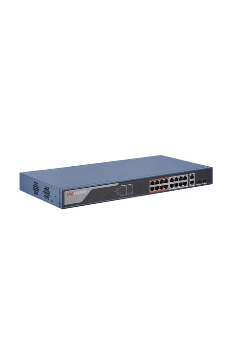 Hikvision DS-3E1318P-EI 16 Ports PoE + 2x Gigabit Combo Port SMART Switch