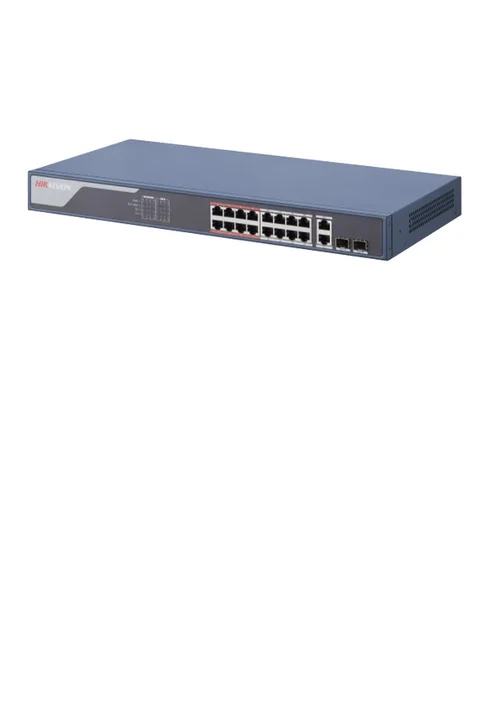 Hikvision DS-3E1318P-SI 16 Port Fast Ethernet Akıllı POE Switch