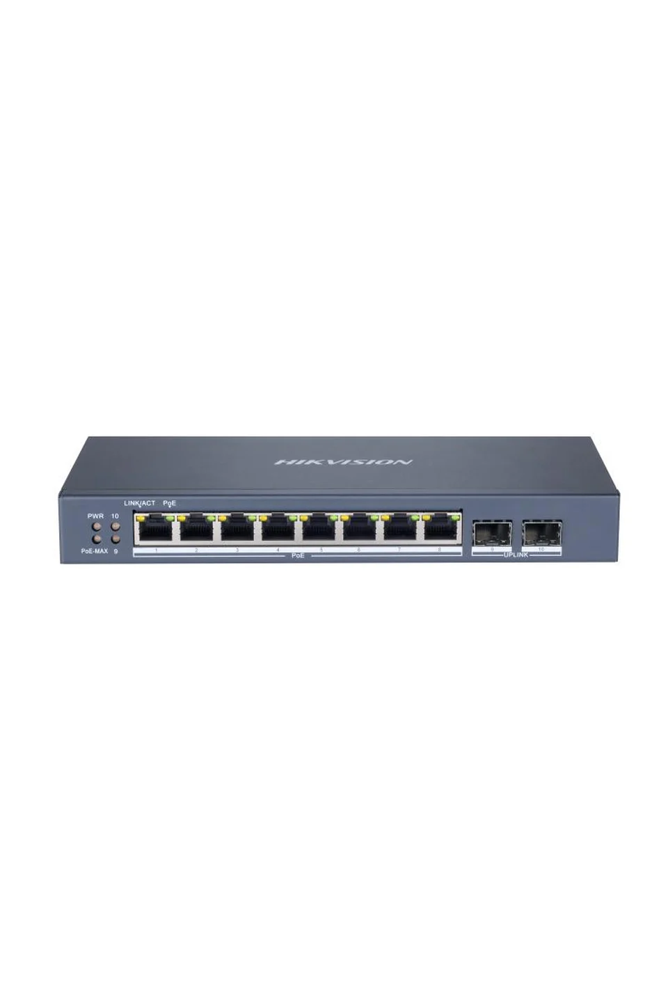 Hikvision DS-3E1510P-SI 8 Port Gigabit Akıllı POE Switch
