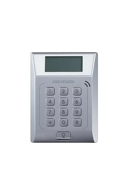 Hikvision DS-K1T802E TCP/IP Standalone Geçiş Kontrol Terminali (Proximity Kart Okuyucu + Tuş Takımı) 3000 Kart 10 000 Olay Kaydı