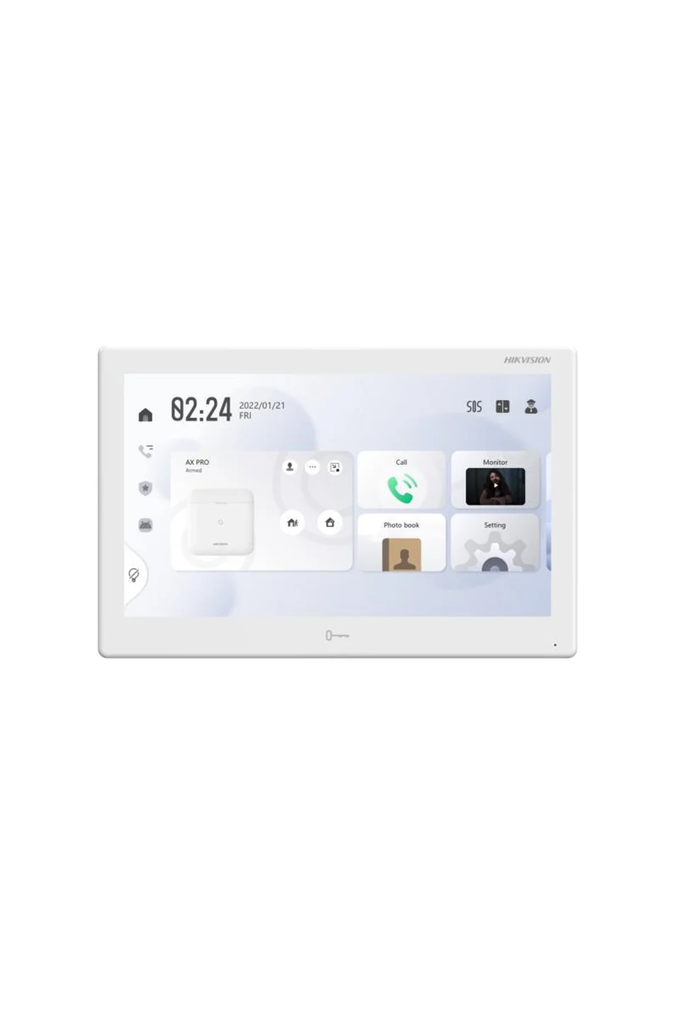 Hikvision DS-KH9510-WTE1 10.1inc Dokunmatik İÇ Ortam Ünite (Wi-Fi)