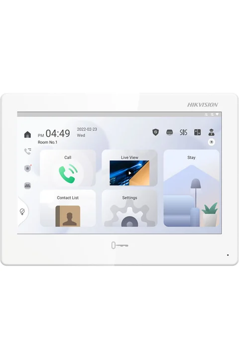 Hikvision DS-KH9510-WTE1(B) 10.1 inc TFT LCD Dokunmatik Ekran ANDROİD İç Mekan Ünite (Wi-Fi)