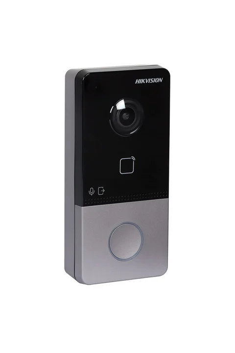 Hikvision DS-KV6113-PE1 Tek Butonlu Dış Mekan İnterkom Kapı Zili