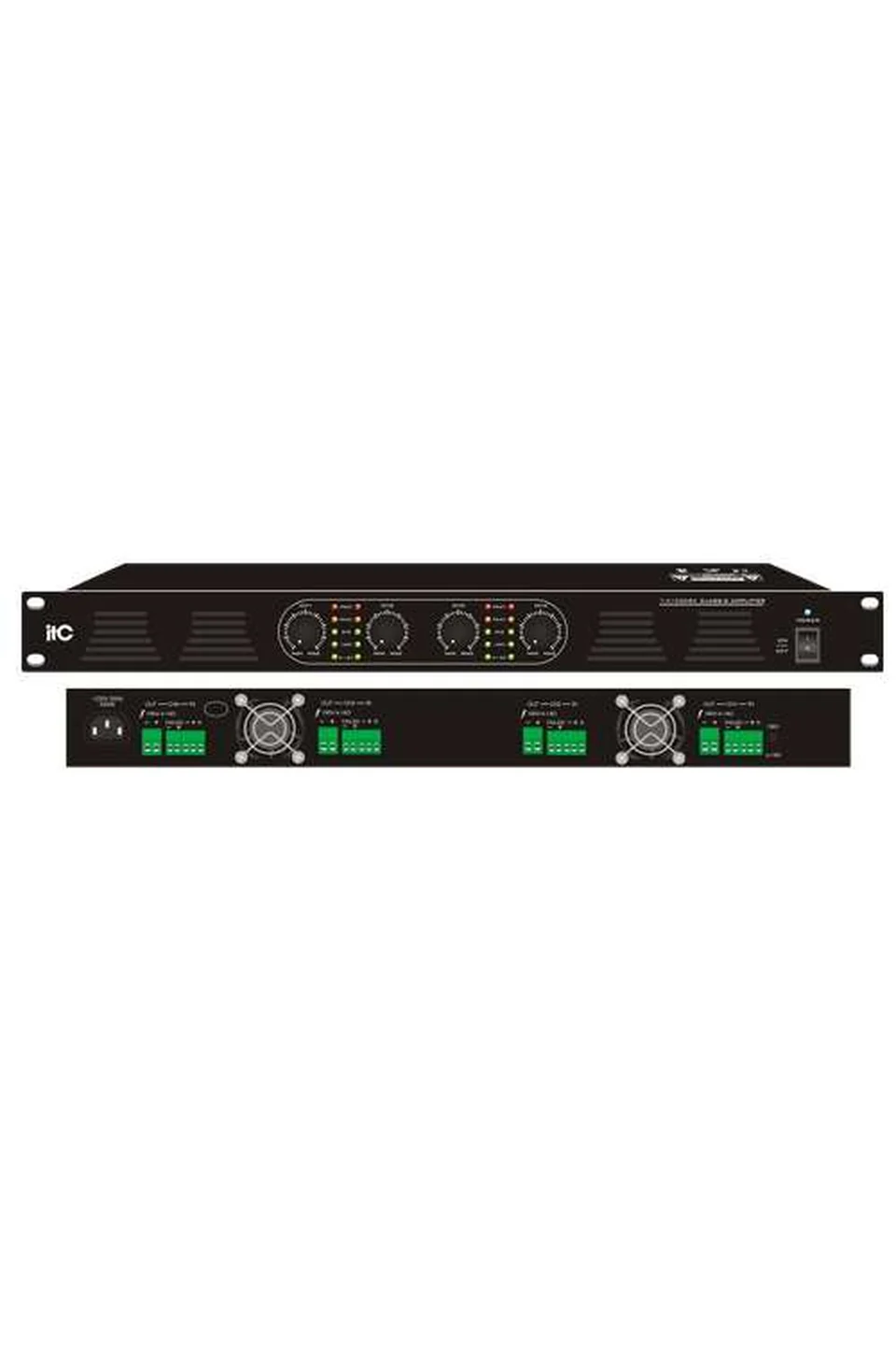 ITC T-4500DS 4 X 500 Watt D-Class Power Amfi