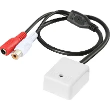 Nicecam NC-AU04 RCA ve DC Soketli Mini CCTV Mikrofon