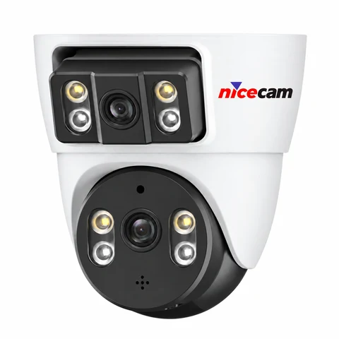 Nicecam NC-M24 4MP 2 Kameralı PTZ Dome WiFi Kamera