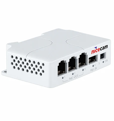 Nicecam NC-PE013 PoE Mesafe Uzatıcı ve Dağıtıcı