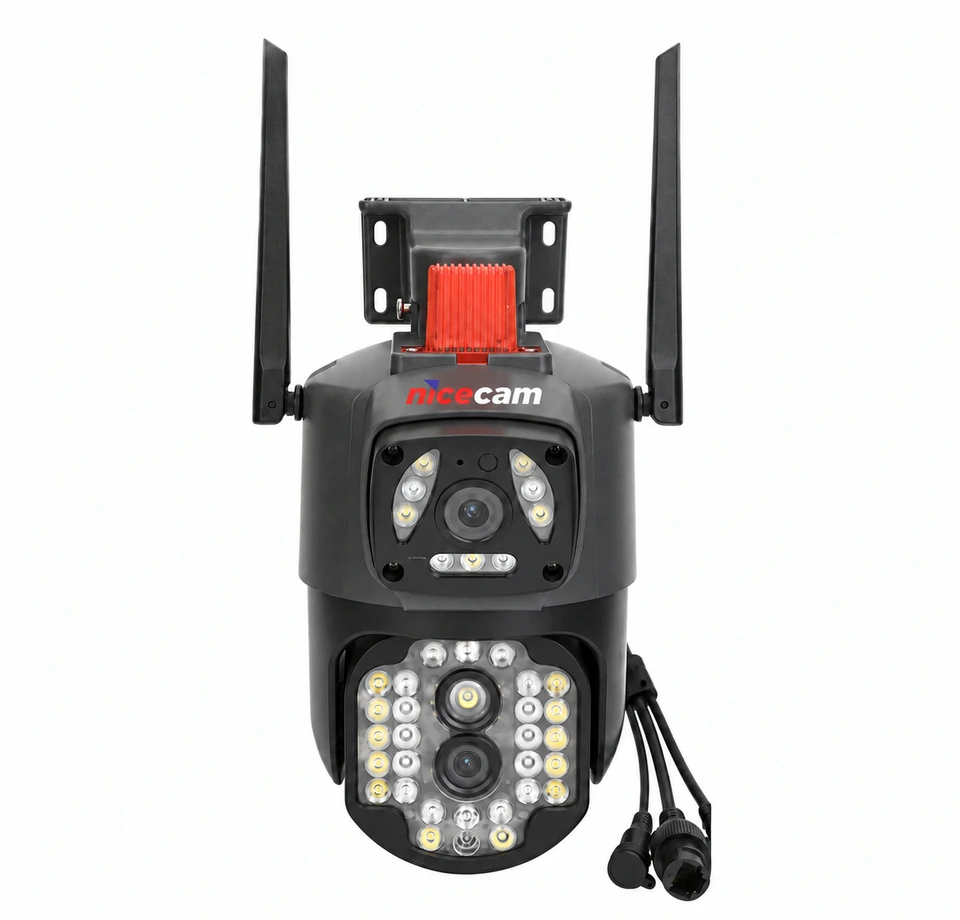 Nicecam NC-S321 4MP 2 Kameralı PTZ WiFi Hoparlörlü Kamera