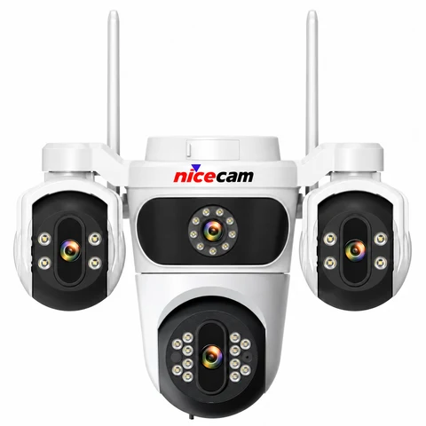Nicecam NC-S323 6MP 3 Kameralı PTZ WiFi Kamera