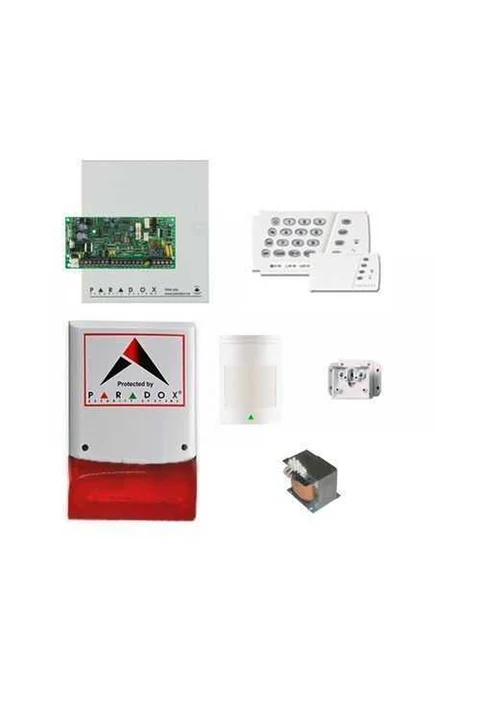 Paradox SP-4000 SET SP-4000 Kablolu Hırsız Alarm Seti (Panel + Keypad + Siren + Trafo + 1 Adet Pır Dedektörü)