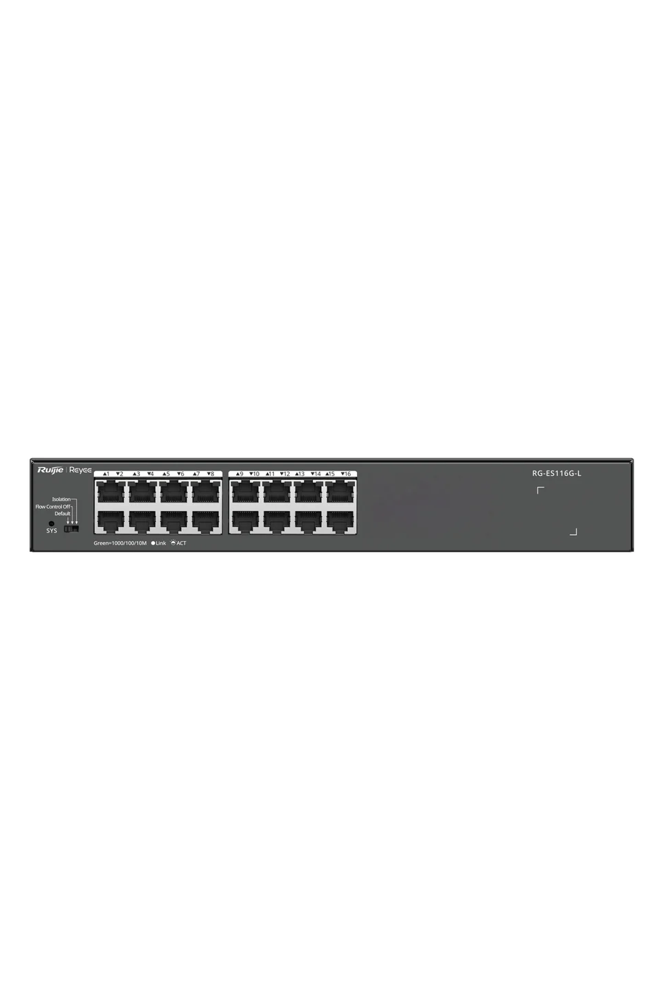 Reyee RG-ES116G-L 16 Port Gigabit Desktop Yönetilmez Switch