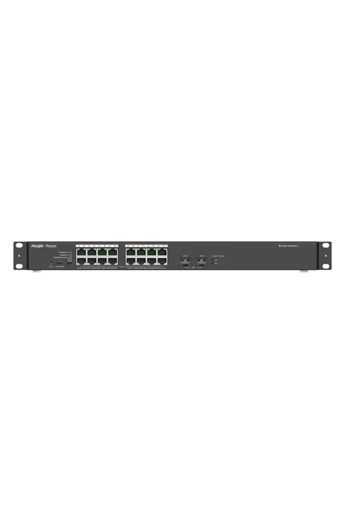 Reyee RG-ES118GS-P 16 Port Gigabit PoE, 2 SFP Slots Ports Yönetilmez PoE Switch