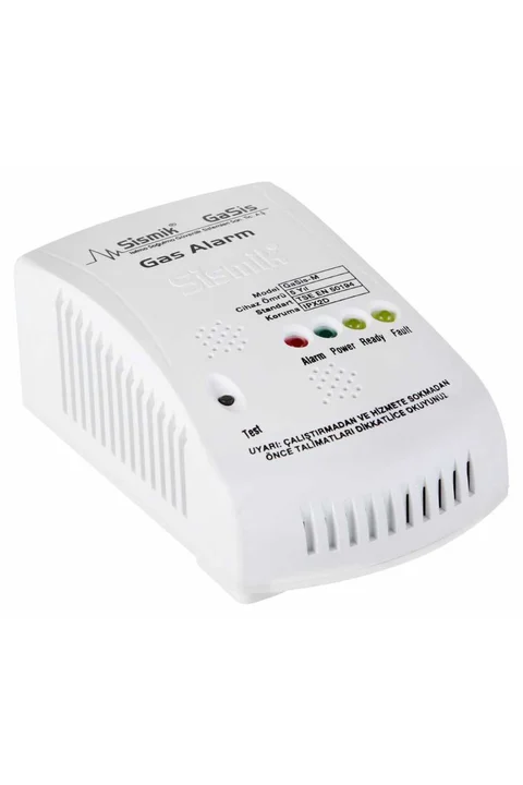 Sismik GaSis-M - 12V/24V Metan, LPG ve Doğalgaz Alarm Dedektörü - (12V/24V)