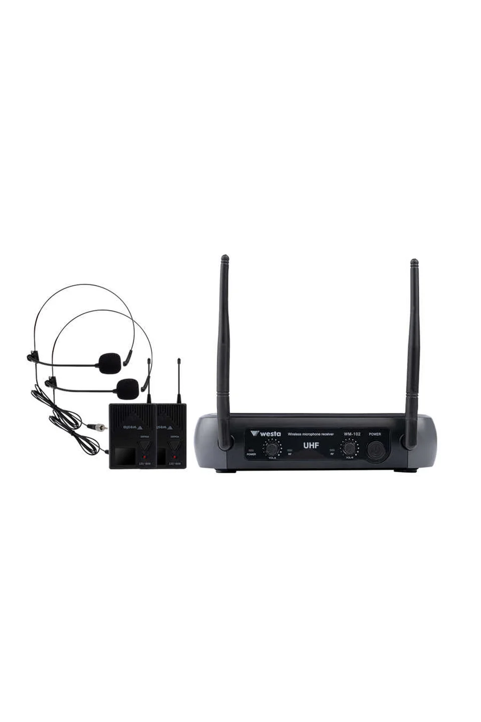 Westa WM-102T 2 Kanal UHF Yaka (HeadSet) Mikrofon Seti