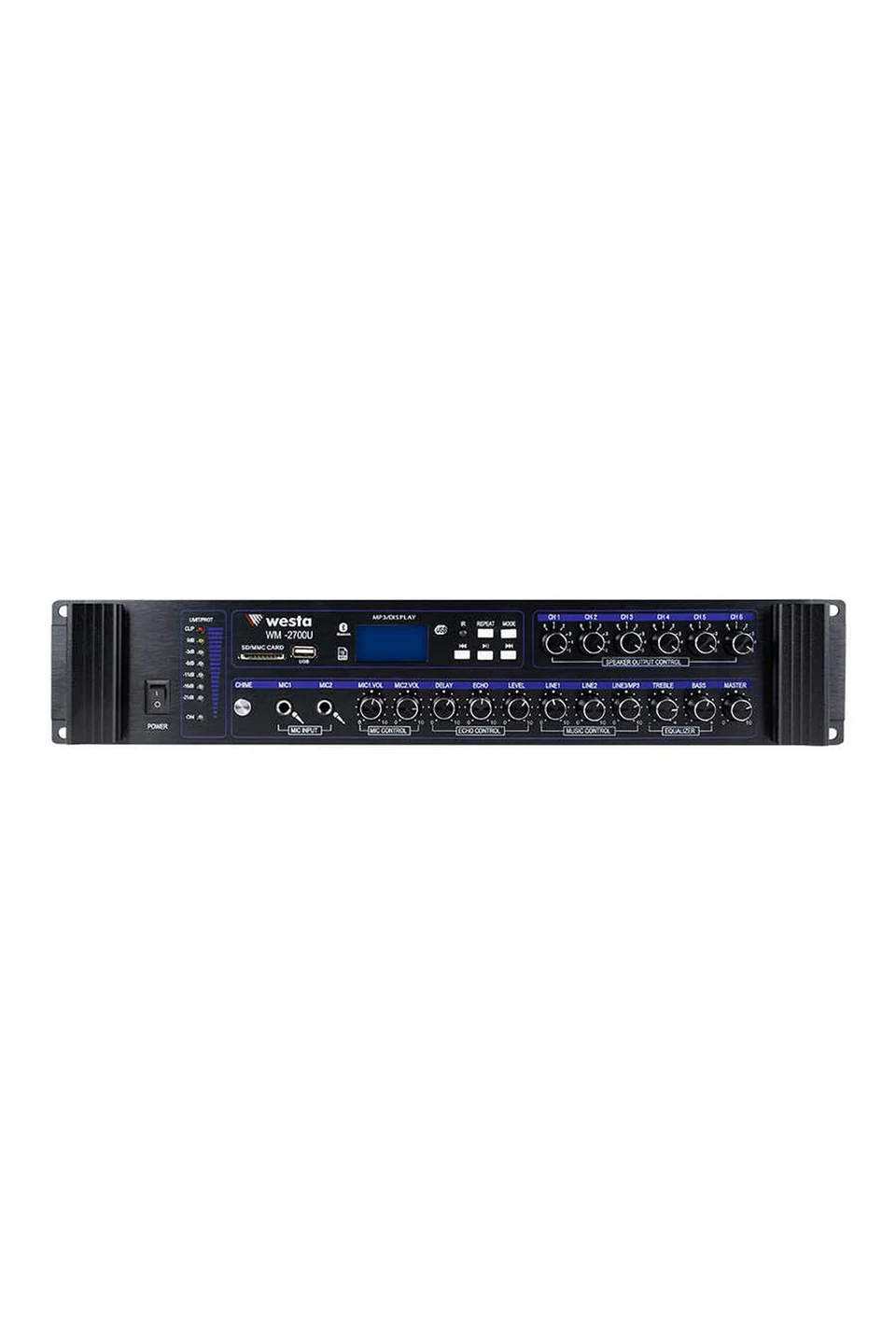 Westa WM-2700U 700 Watt 6 Zone Mixer Amfi