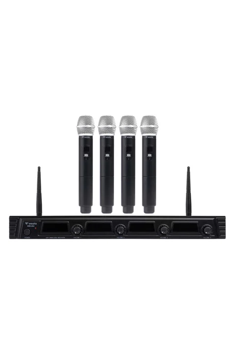 Westa WM-404H 4 Kanal UHF El Mikrofon Seti