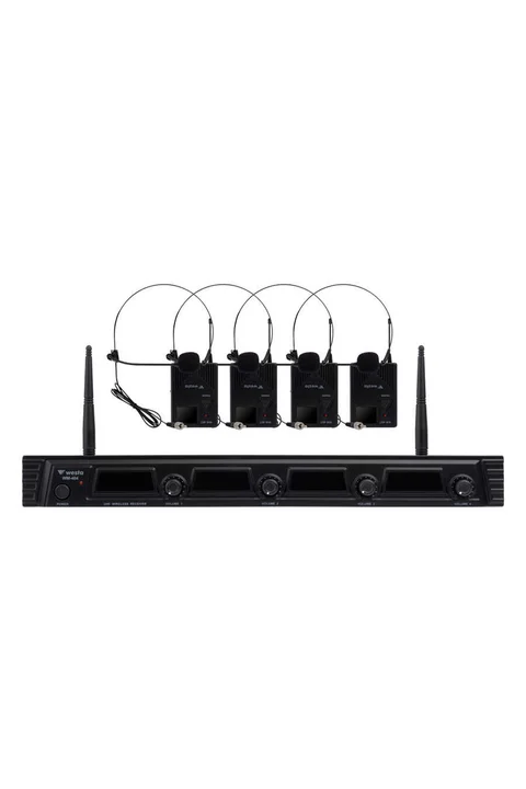 Westa WM-404T 4 Kanal UHF Yaka (HeadSet) Mikrofon Seti