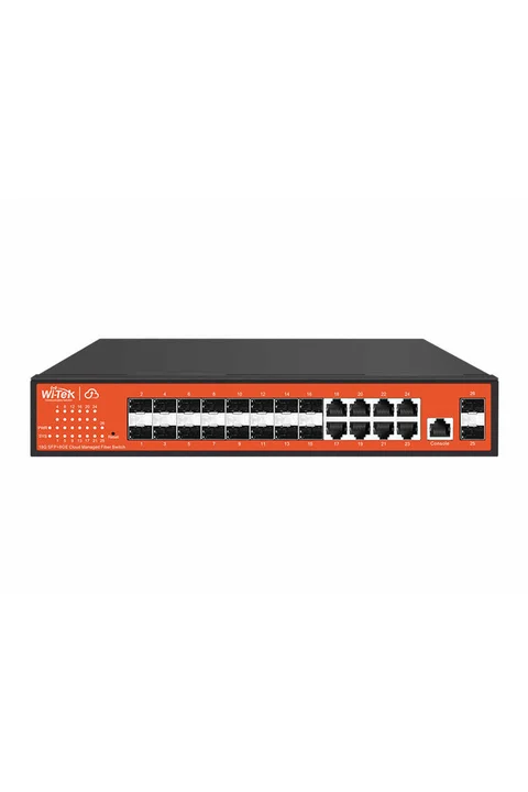 Wi-Tek WI-CGS5026 18SFP+8GE 802.3af/at Cloud L2 Managed Fiber Aggregation Switch