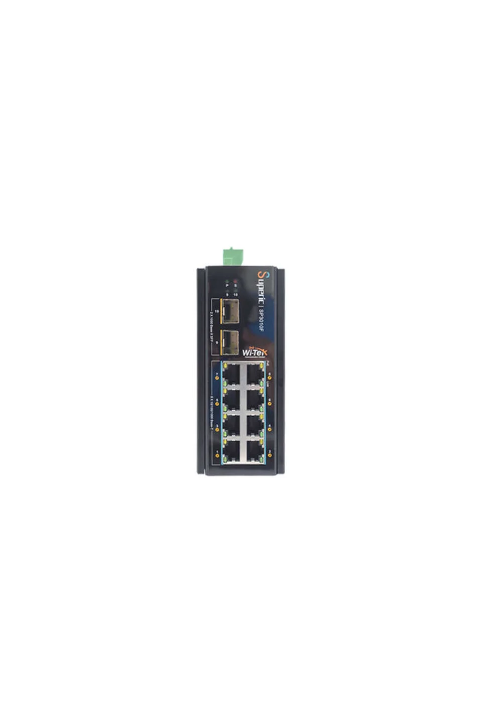 Wi-Tek WI-SP3010F 8 Port Gigabit PoE + 2 SFP Endüstriyel Switch