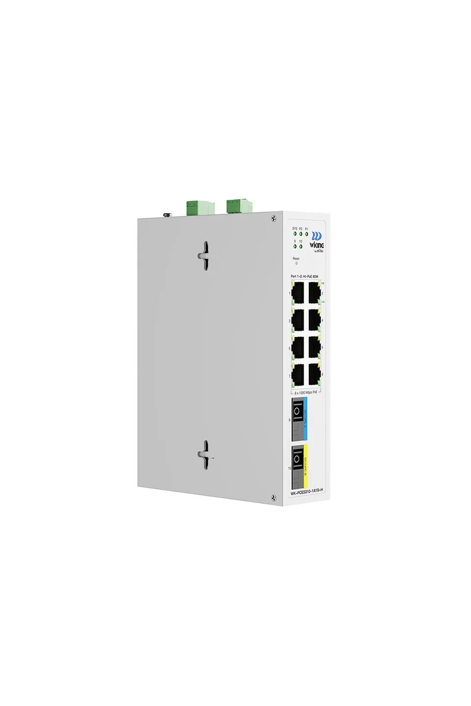 Wiking WK-PCES310-1A1B-H 8 Port GB Poe, 2 Port 1,25Gbps Cloud Easy Smart Endüstriyel Switch