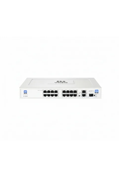 Wiking WK-PS320GF 16 Port Gigabit PoE, 2 Port Gigabit Uplink, 1 SFP Port Switch