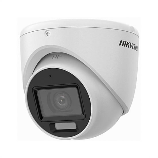 Hikvision DS-2CE76D0T-EXLPF 2MP 2.8 mm Smart Hybrid Light Dome Güvenlik Kamerası resmi