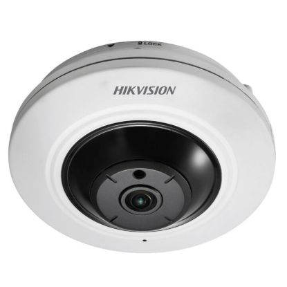Hikvision DS-2CD2955G0-ISU 5MP 1.05 mm 180° Balık Gözü (Fisheye) IP Dome Kamera resmi