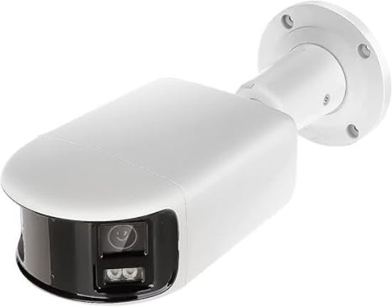 Hikvision DS-2CD2T67G2P-LSU/SL 6MP 2.8mm 180° Panoramik ColorVu Bullet IP Kamera – Dahili Mikrofon & Hoparlör resmi