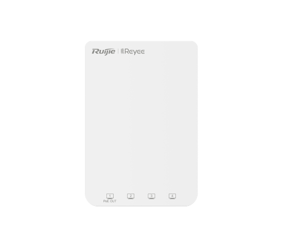 Reyee RG-RAP1200(P) AC1300 Dual Band PoE Gigabit Wall-Mounted Wi-Fi Access Point resmi