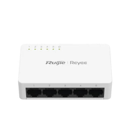 Ruijie Reyee RG‑ES05G‑L 5 Port 10/100/1000 Mbps Unmanaged Gigabit Switch – Hızlı ve Basit Ağ Genişletme resmi