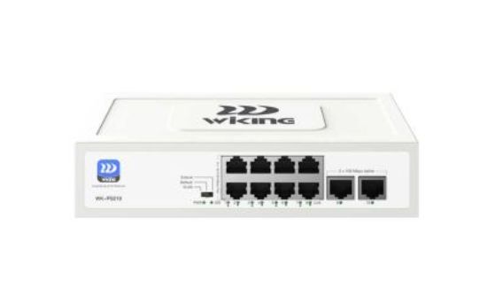 Wi-Tek WK-PS210 8 PoE + 2 Uplink 100 Mbps Unmanaged PoE Switch – PoE Watchdog & Extend Mod resmi
