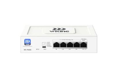 Wi-Tek WK-PS305 8 PoE + 2 Uplink 10/100 Mbps Unmanaged PoE Switch – 55 W PoE Bütçesi resmi