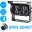 Nicecam NC112P8P 700 TVLine Analog Gece Görüşlü 4 Pin Geri Görüş Araç Kamerası (8 Pin Çeviricili) resmi