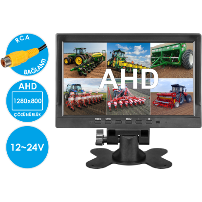 Nicecam NC-M1006QA 6 Video Girişli 10 Inch AHD Araç Monitörü resmi