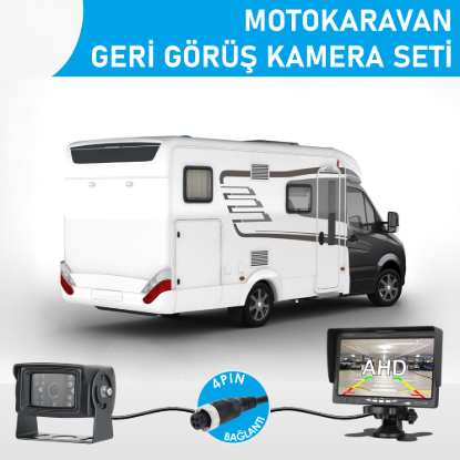 Nicecam NC-KRS420P 2MP 7″ Monitörlü AHD Geri Görüş Karavan Kamera Seti resmi