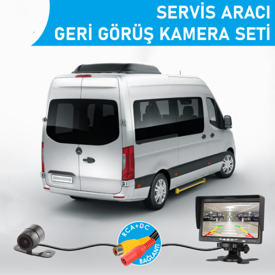 Nicecam NC-SS600MK 7″ Monitörlü Geri Görüş Servis Aracı Kamera Seti resmi